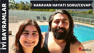 KARAVAN HAYATI Soru/Cevap | İYİ BAYRAMLAR | VOLKAN & MERVE | VMV VanLife