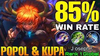 Jungler Popol and Kupa 85% Win Rate - Top 1 Global Popol and Kupa by J oseph? - Mobile Legends