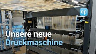 Mediengruppe Offenbach-Post nimmt neue Druckmaschine in Betrieb