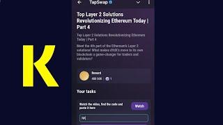 Top Layer 2 SolutionsRevolutionizing Ethereum Today | Part 4 | Tapswap Code