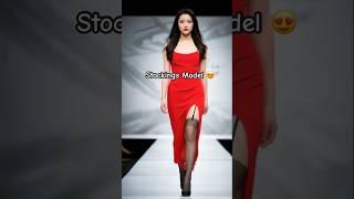 Model waiting to be discovered!! Nylons stockings tights pantyhose garter belt girl #DreamScreenAI