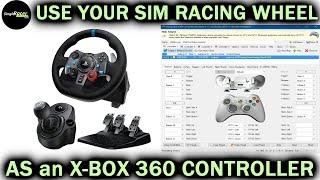 x360ce | How to Use your Sim Racing Wheel as an X-Box Controller | PC ONLY UPDATED Tutorial for 2021