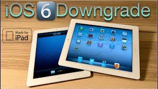 Downgrade to iOS 6 in 2024 (iPad 2 + iPhone 4S)