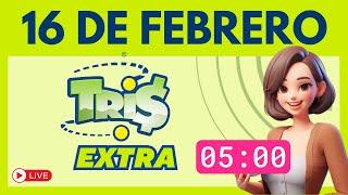 Resultado TRIS EXTRA DE LAS CINCO de Hoy 16 de Febrero 2024 