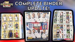 COMPLETE BINDER UPDATE! | PANINI ADRENALYN XL ENGLAND 2024 | ALL GOLDEN BALLERS & LIMITED EDITIONS!