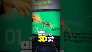 Create Amazing 3D Website - Without Coding  #websitebuilder #tech #website