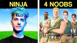 Can 4 Fortnite Noobs Beat Ninja...