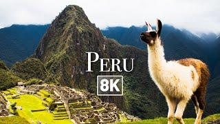  [ 8K ] WONDERS OF PERU in 8K by DRONE (8K Ultra HD)(8K Drone Video)(Relaxing Music)