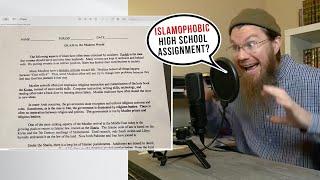 American reacts to ISLAMOPHOBIC HIGH SCHOOL ASSIGNMENT!