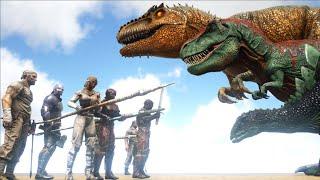 10 Humans VS Every Creature in ARK