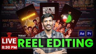 Live Reel Editing || After Effect and Premiere Pro Breakdown in Hindi