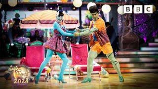 Tasha Ghouri & Aljaz Skorjanec Samba to I Like To Move It Move It   BBC Strictly 2024