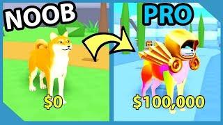 Noob To Pro! Legendary Dominus Hat! Richest Doge! - Roblox Doge Simulator