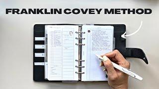 Better than GTD? The Franklin Covey Planner System EXPLAINED + how to implement it in your planner!