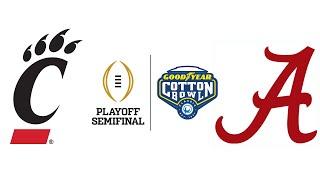 2021 CFP Semifinal, Cotton Bowl, #4 Cincinnati vs #1 Alabama (Highlights)