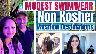 Modest Swimwear and Finding Kosher Food While Traveling Our Trip To Aruba