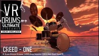 Creed - One Drum Cover in VR (vRDUS virtual reality) #vr