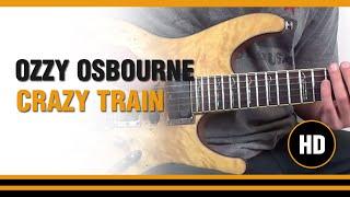 How to play Crazy Train from Ozzy Osbourne- Electric GUITAR LESSON