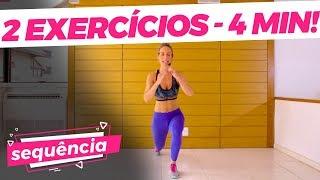 SUPER TREINO para queimar TUDO em apenas 4 MINUTOS! (SEM PESOS) | Camila Sachs