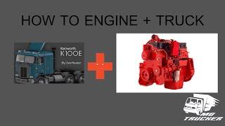 ATS / ETS2  - How to Add Engine Mod for Truck Mod