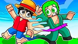 Luffy & Zoro Are STUCK TOGETHER in Roblox?!