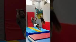 Perfect landing  #shorts #ytshorts #gymnast #parkour #couplegoals #viralvideo