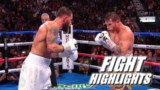 Canelo Alvarez vs Caleb Plant | Full Highlights HD