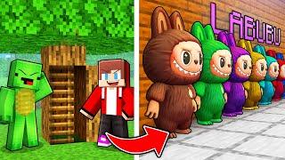 Mikey and JJ Built a LABUBU Secret Base in Minecraft! (Maizen)