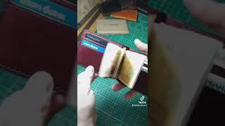 Купюрник #craft #leathercraft #leather #shortvideo #handmade #youtubeshorts #изделияизкожи #art #edc