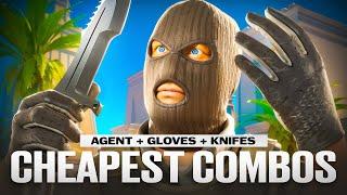 CHEAPEST Agent + Gloves + Knife COMBOS in CS2