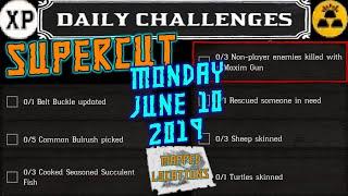 RDR2 Daily Challenges Mapped Locations ️ Sheep Turtle Common Bulrush Succulent Fish Rescue Someone