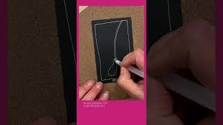 It’s Festive Friday - Create this ZIA tile using the Zentangle Method. #zentangle