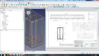 Арматурный чертеж во FreeCAD