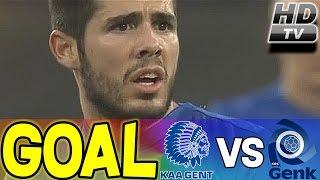 Amazing Free Kick Goal from Malinovski - Gent vs Genk Europa League HD