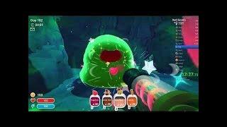 Открыли Кристального слайма,лопнули радиоктивного гордо,нашли ключ.Slime rancher.