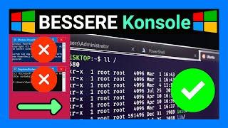 NEUES Windows Terminal: Konsole mit Tabs, Splitscreen, Farben und mehr! Die BESSERE CMD/PowerShell?