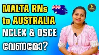 Malta RNs to Australia | Are NCLEX-RN and OSCE Required?