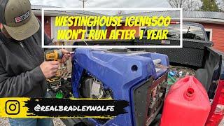 Fixing Westinghouse Generator That Won't Start After 1 Year in Storage