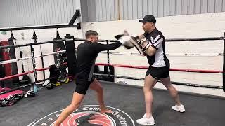 Gasan Gindra | Kickboxing Pad Work | The Combat Academy |