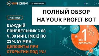 Полный обзор на Your Profit Bot от Web Token Profit