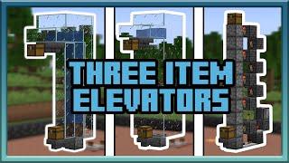 Super Simple: 3 Different Item Elevators For Minecraft 1.19