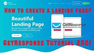 How to create a landing page? | GetResponse Tutorial 2021 |How to Create a Landing Page From Scratch