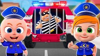 Smart Baby Police Vs Bad Thief | Baby Police Song | and More Nursery Rhymes & Kids Song #LittlePIB