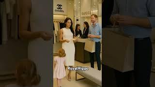 Prince Harry and kids buying shoes #shoes #shopping #designer #fun #shorts #cute #trainersarena