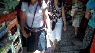 Eric Troyer at the Jaffa Gate, in Jerusalem