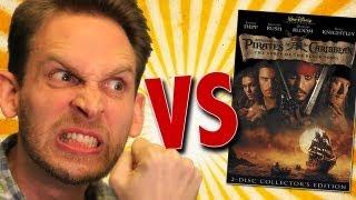 Pirates of the Caribbean Curse of the Black Pearl DVD Unboxing