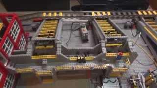 Automated Lego coal terminal: conveyor that fills the silo