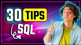 30 SQL Tips and Tricks From 15 Years of Experience | #SQL Course #29