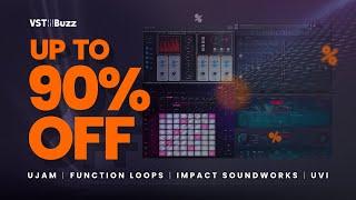 VSTBuzz Deals #10/2023 - Up to 90% off UJAM, Impact Soundworks, UVI & Function Loops