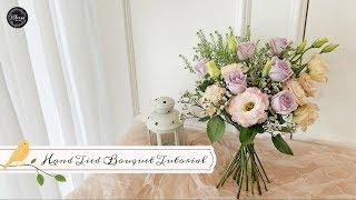 How to make Hand Tied Bouquet Tutorial || Cara Merangkai Bunga Buket  || 螺旋花腳手綁花束 || 花藝教學